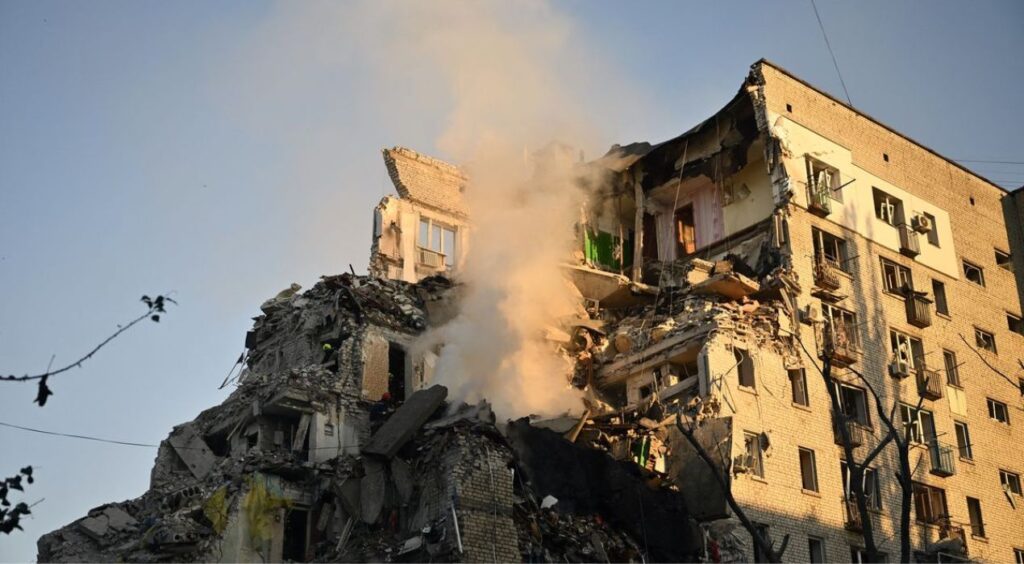 Ukraine : Kiev frappée par une attaque massive, au moins 13 morts